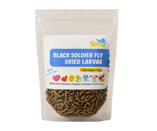 Tera Diet BSF Larvae Protein Topper — Black Soldier Fly Larvae supplement for cats