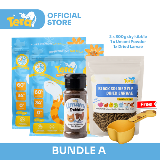 Tera Diet Bundle A - halal Black Soldier Fly cat food value bundle Malaysia